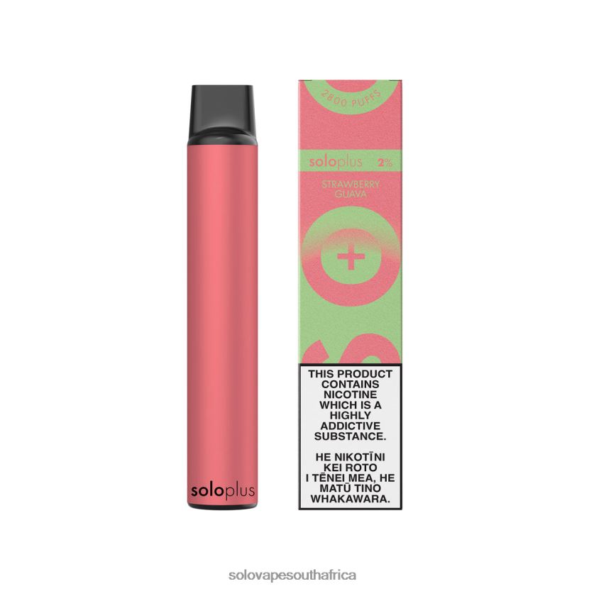 Solo Plus Disposable Vape Paradise Collection Strawberry Guava | Solo Disposable Vape JL8L2F37